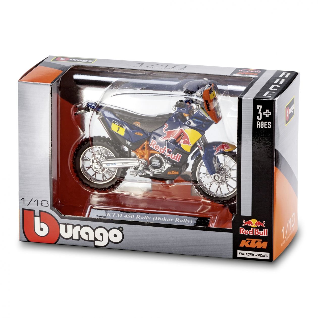 Модель мотоцикла Karcher Burago KTM Rally Dakar